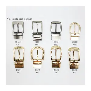 Metal clip custom metal rotating buckle belt clothes accessories stainless steel