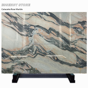 Dalles et plaques de marbre Calacatta Rosa Nior <span class=keywords><strong>Notre</strong></span> <span class=keywords><strong>Dame</strong></span> rose naturel pour la décoration intérieure, comptoirs et dessus de vanité - Product Image 2