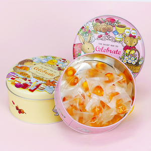 Tùy chỉnh kim loại vòng hộp thiếc nhà máy Giá hộp thiếc cho kẹo Biscuit sô cô la bánh trung thu bao bì tinplate <span class=keywords><strong>tin</strong></span> có thể cho Cookies - Product Image 2