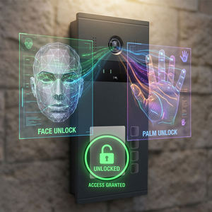 Videoportero IP Tuya 2K con Reconocimiento Facial y de Palma de la Mano, PoE, WiFi, IP65, para Exteriores, para el Hogar - Product Image 3