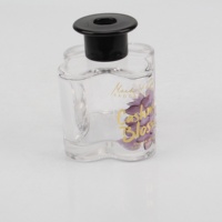 Flacon en verre vide pour parfum de 120 ml, flacon diffuseur en verre de 200 ml avec bâtonnets parfumés, adapté aux hôtels, aux maisons et aux salons