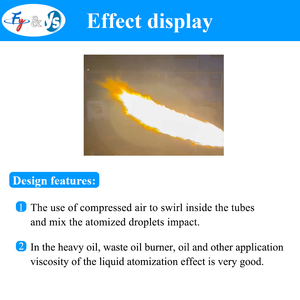 Buse d'atomisation d'air de <span class=keywords><strong>siphon</strong></span> de qualité supérieure YS, buse de <span class=keywords><strong>siphon</strong></span> pour brûleur à huile usée - Product Image 5