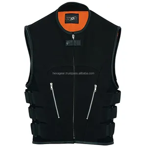 Hexa Gear introduces the men's updated canvas SWAT team style vest, perfect for motorcycle enthusiasts