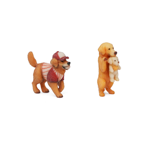 Figura Decorativa de Animal de Resina Profesional Ecológica, Golden Retriever - Béisbol y Juguetes - Product Image 4