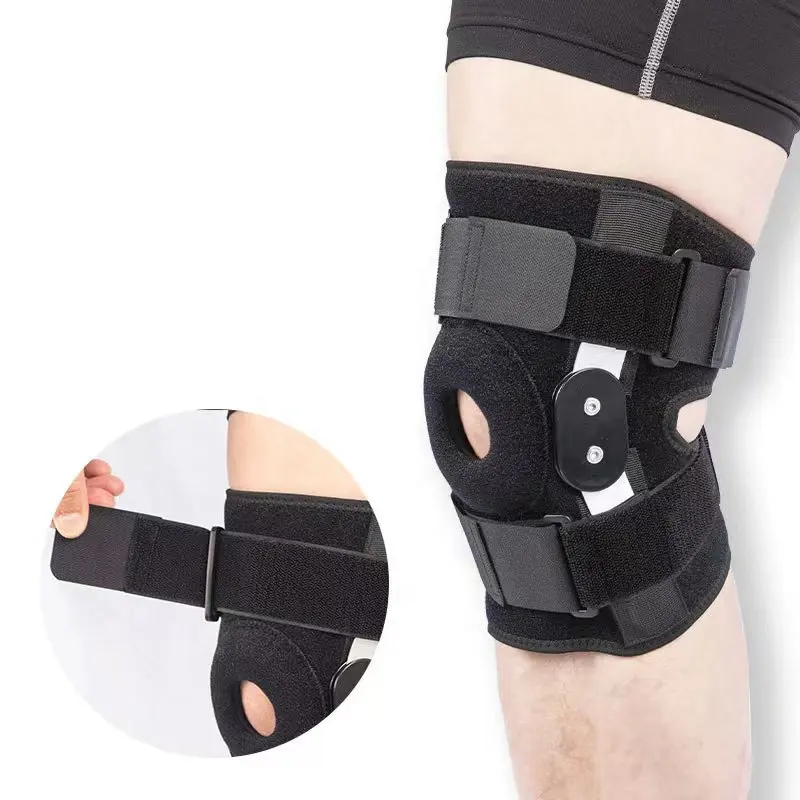 Teknologi Baru Penopang Lutut Belat Kaki Dapat Bernafas Kustom ROM Berengsel Yang Dapat Disesuaikan Penopang Lutut