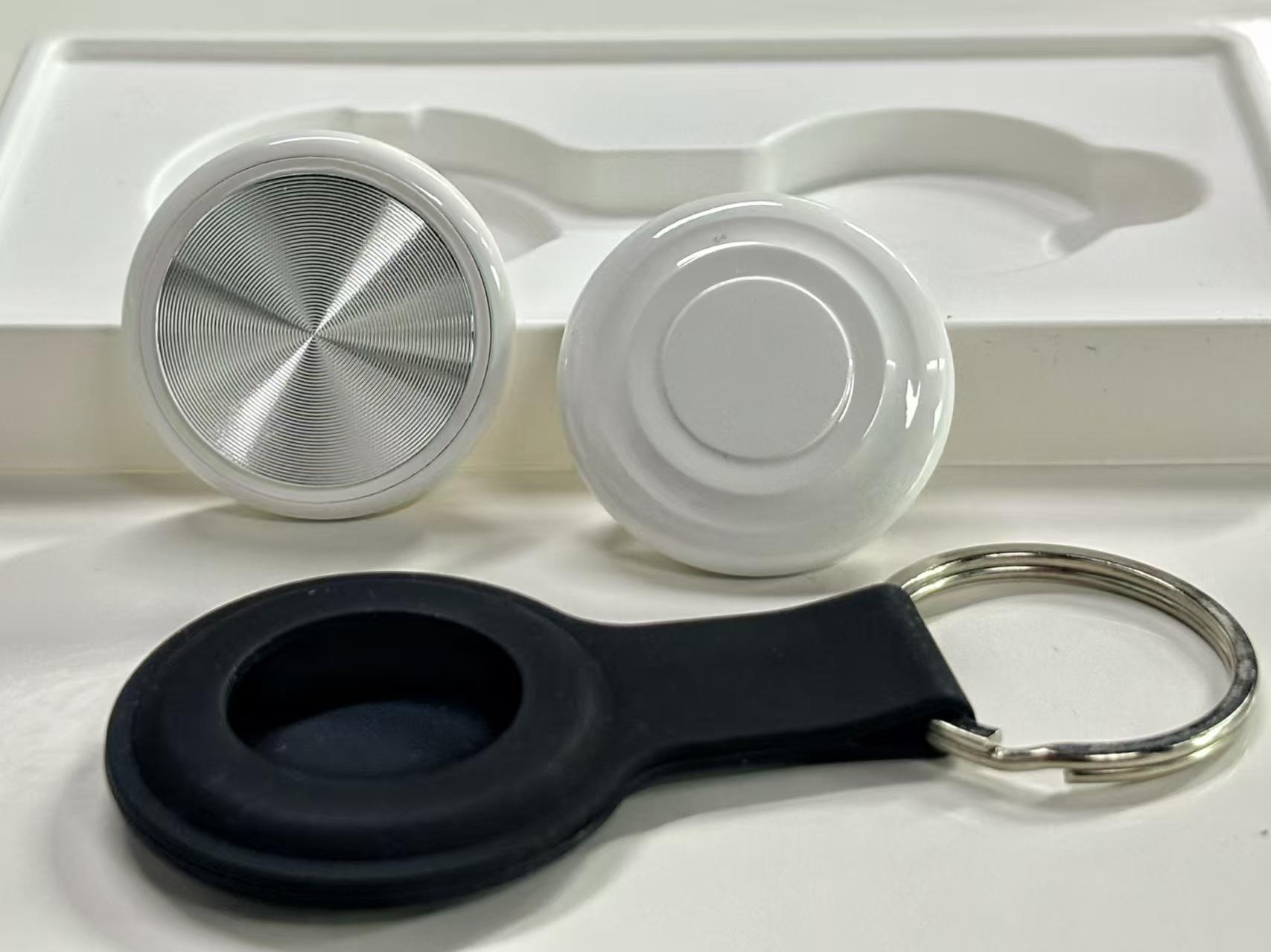 ปลอกซิลิโคนชุบสีขาวลาย CD สำหรับ Android และ Apple ใช้งานได้กับทุกอุปกรณ์