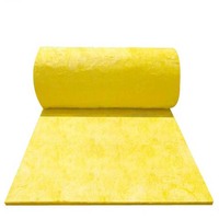 Couverture isolante en fibre de verre, rouleau de laine de verre 10-48 kg/m3, laine de verre avec feuille d'aluminium, prix d'usine pour l'isolation des murs