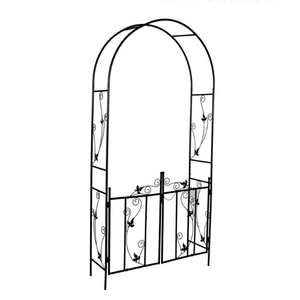 Chaude arc <span class=keywords><strong>de</strong></span> mariage en plein air jardin arqué <span class=keywords><strong>tonnelle</strong></span> avec porte pour plante grimpante - Product Image 6