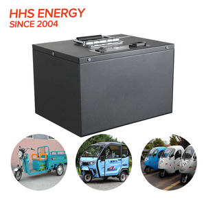 定制48v 60v 72v LiFePO4半固态货物E三轮车电池电动装载人力车包 - Product Image 4