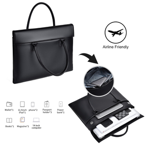 NOVOTE Nuevo Producto, Bolsa de <span class=keywords><strong>Mensajero</strong></span> para Portátil, Piel Sintética, Hecha a Mano, Estilo Clásico, Asa Rígida, Logotipo Personalizado, Organizador de Documentos Delgado - Product Image 4