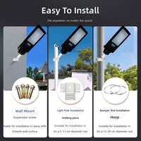 Farolas Solares, Luces Solares para Jardín, Iluminación Exterior, Impermeables IP65 y con Protección Contra Rayos, Certificación CE