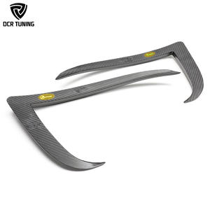 Feux antibrouillard avant en fibre de carbone sec MODEL <span class=keywords><strong>S</strong></span> pour <span class=keywords><strong>Tesla</strong></span> MODELS 2023 + Car Bumper Splitter Carrosserie Kits 2 PCS/SET - Product Image 2