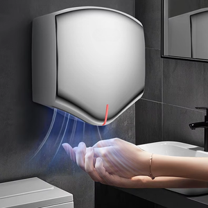 Nouveau Sèche-Mains Automatique à Induction en Acier Inoxydable Moderne pour Hôtels et Salles de Bain Commerciales, Séchage Rapide, Protection Anti-Éclaboussures, Électrique - Product Image 1