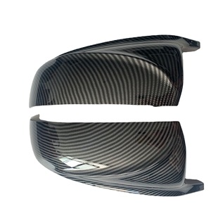 Carcasa de espejo retrovisor de fibra de carbono para Bmw X5 X6 E70 E71 08-13, juego completo de material ABS - Product Image 5