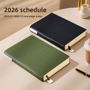 2026T Printed Calendar <b>A5</b>/A4 Sheep Skin Planner <b>Notebook</b> with Custom Logo Imprint Binding-Free Gift - Product Image 3