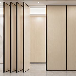 Cloison mobile de salle de conférence, porte pliante, cadre en verre, porte coulissante insonorisée, écran mobile - Product Image 2