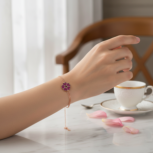 925 Bracelet en argent Sterling avec cinq cœurs, nouveau bijoux pour femmes, cercle de cœur, Design turc fait à la main, vente en gros - Product Image 3
