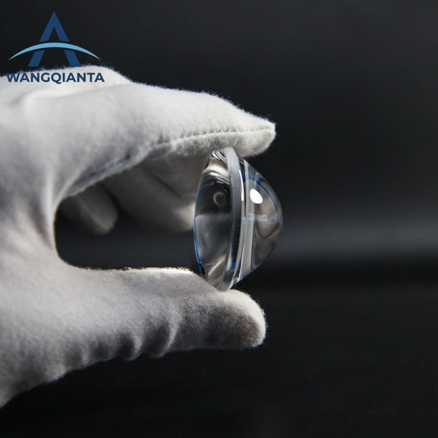 Optical Quartz Sapphire Glass Magnifying Glass Dome Lens Plano Convex Lens for Machine Vision Equipment