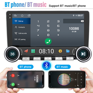 10.1 inch đài phát thanh xe nút núm kép Android Carplay bt-kích hoạt wifi DSP đa phương tiện xe Stereo Car DVD Player - Product Image 4