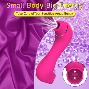 Vibrateur à double stimulation pour clitoris, masseur de clitoris et point G, jouets sexuels oraux pour clitoris, mamelons et vagin pour femmes et couples - Product Image 6