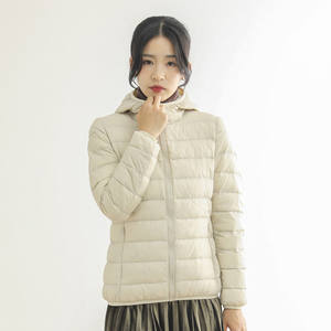 Abrigo ligero de estilo corto de Rougu Gu para mujer, nueva colección Otoño Invierno 90%, pato blanco, piel de serpiente fina, estándar nacional - Product Image 6