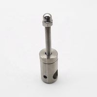 SS304 Edelstahl Balustrade Handlauf Zubehör Modernes Design 42,4mm Pfosten klemme für Geländer System Stangen halter