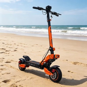 Trottinette électrique tout-terrain pour adultes, moteur 800W, batterie lithium 48V, cadre pliable, freins à double disque, pour l'exportation mondiale - Product Image 3