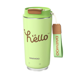 Taza Eléctrica Térmica Portátil Recargable Daewoo, Aislada, 12-24 Horas, Para Mujeres, Uso en Oficina - Product Image 1