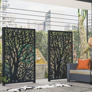 <span class=keywords><strong>Treillis</strong></span> de jardin modulaire avec écran de confidentialité en métal découpé au laser décoratif, panneau de <span class=keywords><strong>treillis</strong></span> perforé pour clôture de pelouse - Product Image 3