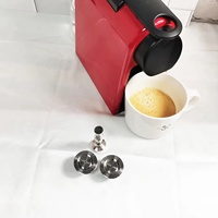 Capsules de café réutilisables en acier inoxydable, vente en gros, économie d'argent, accessoires pour la maison, le bureau et le café, nouveauté 2024