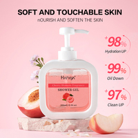 Gel Douche Hydratant Corporel Luxe Plaqué Or à la Niacinamide et aux Acides Aminés de Haute Qualité, Blanchissant et Hydratant, Marque Propre