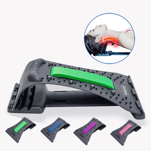 Nuevo Diseño, Estirador Lumbar Magnético Ajustable para Alivio de Dolor de Cuello y Espalda, con Acupuntura - Product Image 1