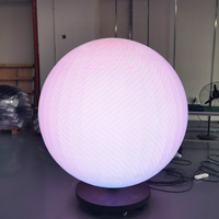 Écran LED circulaire 3D polychrome d'intérieur de HD TV pour l'ascenseur annonçant le media player de signage numérique