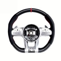 Volant sport personnalisé en cuir et fibre de carbone pour Mercedes Benz Classe E, Classe G, GLE, AMG C63, C300, W204, séries A, E, C, G