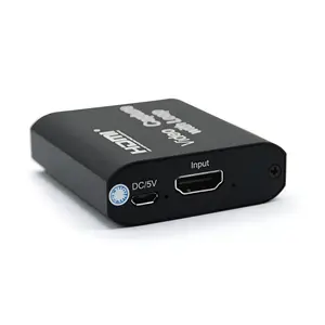 4K HDMI ל-usb משחק לחיות זרם וידאו לכידת כרטיס עם loopout שיא עבור PS4 DVD מצלמה