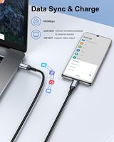 Grosir pengisian cepat kabel pengisi daya tipe-c 1m 2m 3m kabel USB nilon untuk ponsel Android fungsi Data kabel USB C cerdas