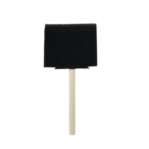 Lot de 4 pinceaux en mousse noire avec manche en <span class=keywords><strong>bois</strong></span>, <span class=keywords><strong>éponge</strong></span>s de 1, 2, 3 et 4 pouces, <span class=keywords><strong>l</strong></span>égers et durables, pour teintures, vernis et travaux manuels <span class=keywords><strong>sur</strong></span> grandes surfaces - Product Image 4