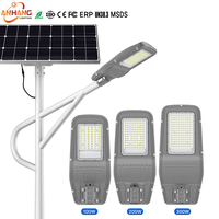 Promotion : Lampadaire Solaire LED en Fer Estampé, Étanche IP65, pour Extérieur et Parking, 100W, 200W, 300W