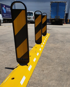 ドライブウェイ分離反射警報デリニエーター垂直パネルゴムベース交通線道路分離装置 - Product Image 5