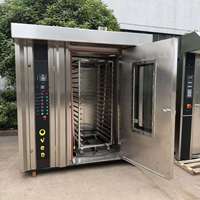 Horno Rotatorio de Aire Caliente para Panadería, Línea de Producción de Pan, Pasteles y Croissants, También Utilizado para Asar Lechones Asados
