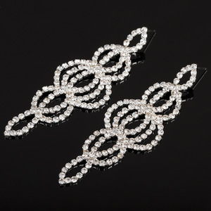 ต่างหูแฟชั่น E446 สไตล์ชาติพันธุ์ ประดับเพชรเต็มวง ต่างหูห่วงโลหะผสมสำหรับผู้หญิง - Product Image 4