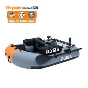 DAMA a buon mercato professionale 4 persona pesca zattera costola hypalon gommone con accessori