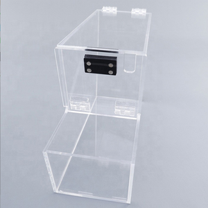 Boîtes à bonbons en acrylique personnalisées avec pelle, sans poussière, <span class=keywords><strong>pour</strong></span> supermarché, grande boîte à bonbons en acrylique transparente avec porte-étiquette de prix - Product Image 5