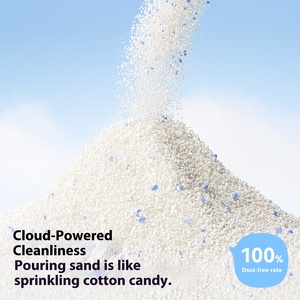 Thân thiện với môi trường de gato de yuca bụi mèo rác phân hủy sinh học thực vật dựa trên sắn tinh bột dễ dàng làm sạch sắn mèo xả rác - Product Image 6