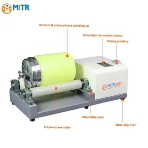 MITR Cheap Dry Roller Jar Mill Simplex Type Single Position Micronized Metal Chemical Grinder Roller Ball Mill