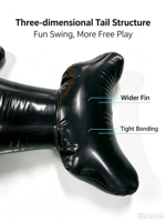 Jouet gonflable en forme de baleine ou de dauphin pour les jeux aquatiques des enfants, en PVC