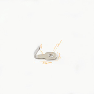 Gancho de pared de acero inoxidable para ropa, 49 mm de largo, 1,2 mm de grosor, para cocina, baño, perchero - Product Image 2