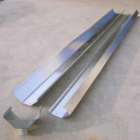 Gouttière de serre Maxpower en tôle d'acier galvanisée, gouttière de toit en PVC, prix des gouttières de serre, gazebos, gouttières