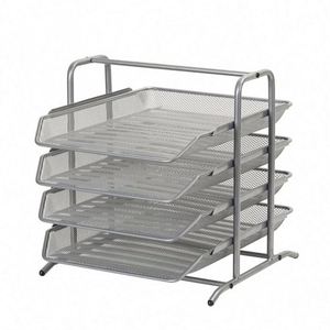 Organizador de Escritorio de Malla de 4 Niveles para Archivos A4, Almacenamiento de Documentos, Organizador de Papel y Cartas - Product Image 2