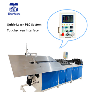 Dobladora CNC 2D con certificación CE para alambres de 8-16mm, ideal para talleres de fabricación de metal, máquina dobladora de tiras de alambre - Product Image 3